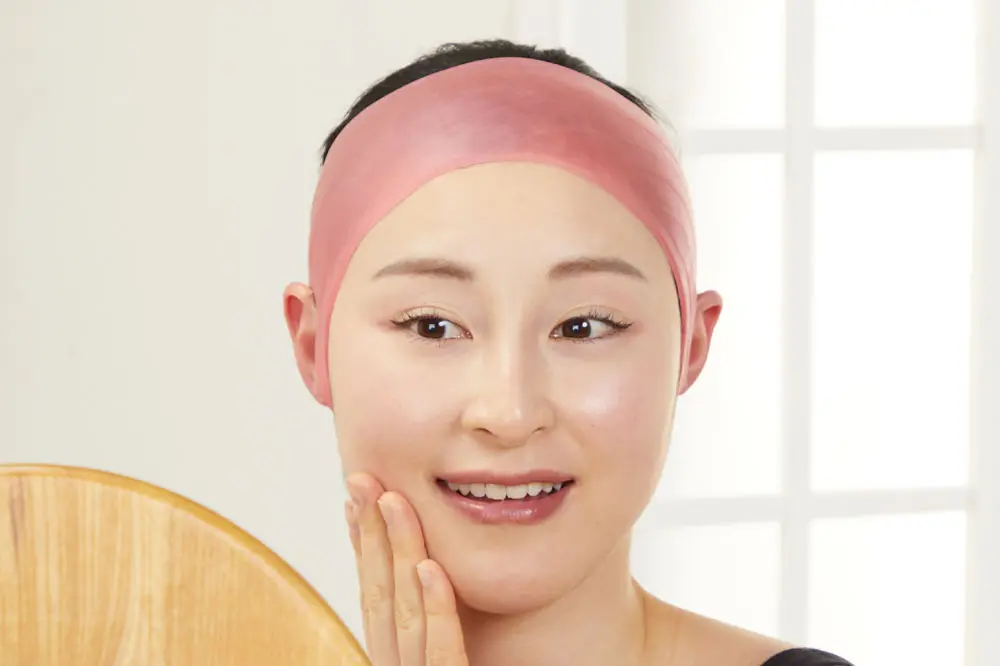 リフトアップヘアバンド装着